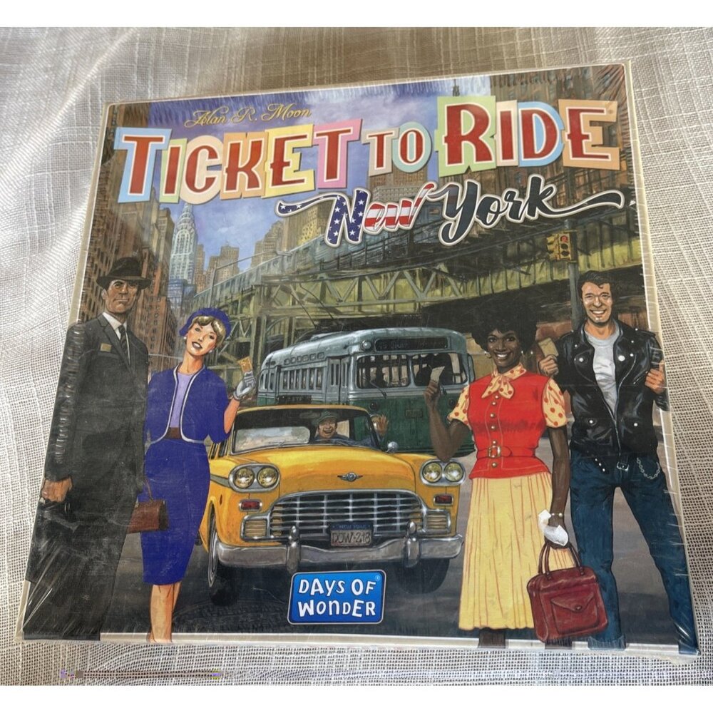 Days of Wonder Ticket‎ To Ride New York Game *NEW* Sealed